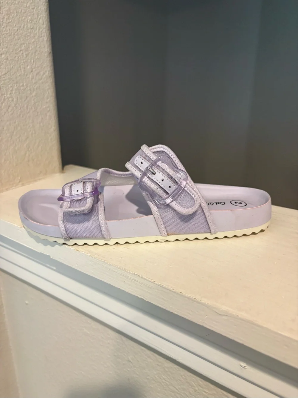 Kids' Kaia Mesh Footbed Sandals Purple- Cat & Jack Youth Size 2Y